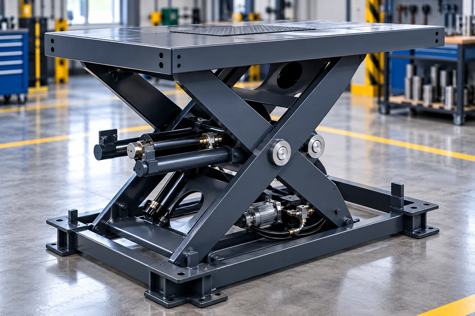 Ball screw lifting trolley
